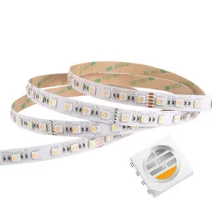 LED Band SMD5050 DC 12V/24V lampu LED Strip 10mm 3oz PCB 5050 LED TapeLights dengan CE RoHS