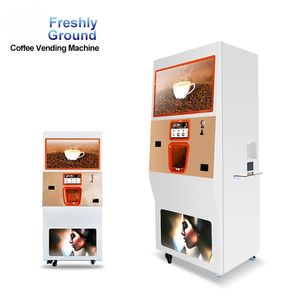 Distributeur automatique de café en libre-service JK81, 20 boissons chaudes/froides, distributeur de gobelets automatique de 14 oz, café fraîchement moulu, fonction SDK - Product Image 2