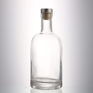 Fina personalizado fondo redondo claro vacío espíritu de Alcohol <span class=keywords><strong>Vodka</strong></span> 1L botella de vidrio botella de <span class=keywords><strong>licor</strong></span> - Product Image 3