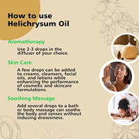 100% huile essentielle d'hélichryse naturelle pure Helichrysum Gymnocephalum pour diffuseurs d'aromathérapie