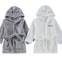 Peignoirs en coton à capuche chauffants pour enfants et bébés, vente en gros, pour filles et garçons, motif éléphant