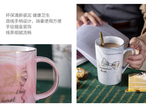 European Simple 15OZ Porcelain Mug Sublime Customized Logo <b>Large</b> High Value Creative Stitching Business Gift Dishwasher <b>Safe</b> - Product Image 2