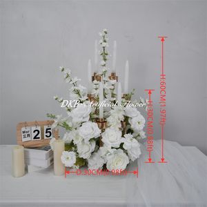 DKB Handmade Silk Roses Centerpieces Wedding Table Decorations Large Sizes Real Touch Flower Balls - Product Image 2