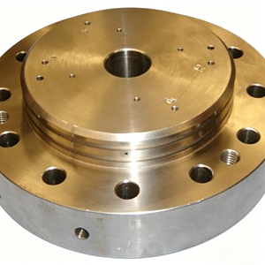 Custom Vietnam CNC Machining Service Precision Flange Base High Pressure Sealed End Cap for Hydraulic Cylinder Pump - Product Image 1