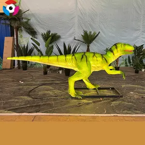 2024 cuatro patas mecánico Animatronic Stegosaurus dinosaurio modelo luminoso Stegosaurus estatua