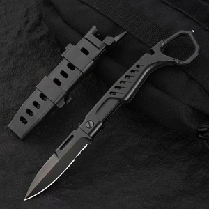 Cuchillo de Bolsillo Plegable ER Ghost HK FB119 Personalizable de Grado OEM para Camping, Hoja de Acero Inoxidable 3CR13 Afilada como una Navaja, Aluminio, 22cm - Product Image 3