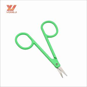 Fábrica profesional verde de acero inoxidable tijeras para cejas mini tijeras de manicura - Product Image 5