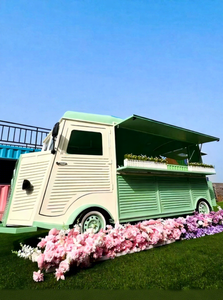 Camion de restauration rapide 2025, chariot mobile pour BBQ, café, tacos, snacks, glaces, cuisine entièrement équipée, personnalisable, pour la restauration en plein air - Product Image 1