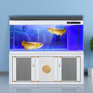 Acuario de Estilo Lujoso con Mueble Personalizado e Iluminación LED con Control Remoto para Villa - Product Image 3