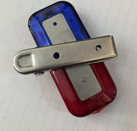 Lampe de signalisation de patrouille routière étanche IP68, rechargeable, lumière LED rouge et bleue, lampe d'épaule