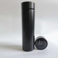 Meilleures ventes - Tasse à eau intelligente à isolation sous vide - Tasse thermique - Bouteille isotherme en acier inoxydable avec affichage numérique de la température LED