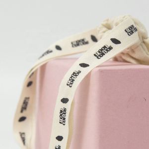 Custom Logo High Quality Recyclable Jewelry Cotton Pouch with Dust Bag for Gift & Craft - Product Image 5