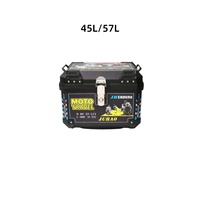 Coffre de rangement universel étanche pour véhicule électrique Chiyu 48L/57L en PP, amovible pour moto et scooter