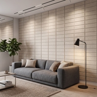 Autocollants muraux absorbants le son acoustique, matériau polyester, forme étoile, en stock, livraison rapide, pour la décoration murale de la maison