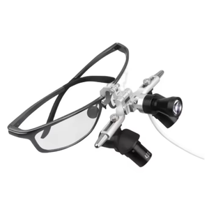 Lunettes grossissantes binoculaires pour chirurgie dentaire 350-450 mm avec lumière 4X/5X/6X 48 ° Loupes dentaires - Product Image 1