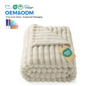 Couverture en flanelle épaisse et fine de haute qualité, lavable en machine, super chaude et douce, à carreaux, pour canapé/lit/à rayures - Product Image 3