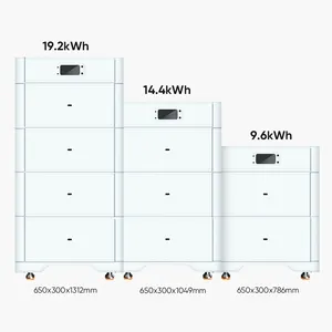 10KWH 20KWH Stack 48v Lifepo4 Solar Battery Rechargeable Batteries Lithium Phosphate Battery