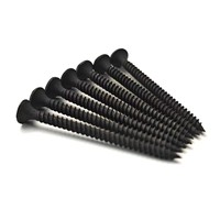 Vis de machine de haute qualité pour cloisons sèches en plâtre noir de 20 mm, 25 mm, 30 mm, 40 mm, 50 mm, M3.5, M4.2, couleur noir/gris, pour l'Amérique du Sud