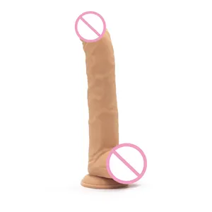 Dildo silikon berukuran berbeda dari mainan buatan asli dildo seks untuk pijat vagina