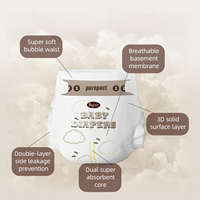 Couche intelligente non tissée pour petite couche-culotte réglable super douce de haute qualité avec échantillon gratuit Grade a