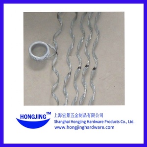 Collier de suspension préformé Hongjing Hardware, type O, en acier galvanisé <span class=keywords><strong>à</strong></span> chaud ou recouvert d'aluminium - Product Image 6