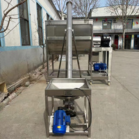 Mélangeur à ruban automatique 300L - 10000L en acier inoxydable pour poudre de piment et poudre de boissons gazeuses avec système de pulvérisation
