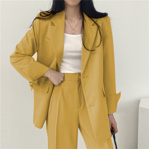 Primavera personalizada de alta calidad de contraste, Color Slim Fit Mujeres Traje Blazer <span class=keywords><strong>2022</strong></span> Señoras Moda Trajes de manga larga/ - Product Image 5