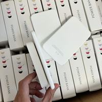 Batteries externes ultra-fines de 7,5 mm sans fil pour téléphones mobiles iPhone, batterie externe 5000 mAh, chargeur portable 4000 mAh