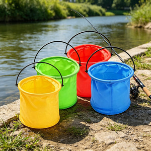 Portable Folding Telescopic Water Bucket 1-3L Collapsible Multi-Purpose For Art Painting Beach Children's Use - Product Image 4