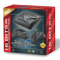 Console de jeu rétro 16 bits MD2 Mini Game sans fil 2,4 GHz FC US Japon 2900 jeux intégrés Prise en charge multijoueur
