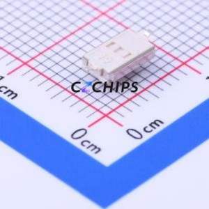 KAN0441C-0252C1 Tactile Switch SMD Switch Single Pole Single Throw Rectangle Button 2.6N Vertical Mount - Product Image 2