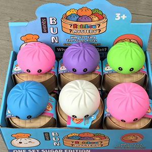 Glitter Dumpling Squishy - Caja de Dumplings con Purpurina Aleatoria, Juguete Squishy de 10 Colores, Más Sorpresas - Product Image 6