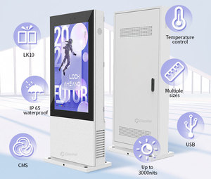 Pantalla táctil capacitiva para exteriores, Lcd independiente, 32, 55 pulgadas, ip65, equipo de publicidad, señalización Digital para estación de Gas - Product Image 6