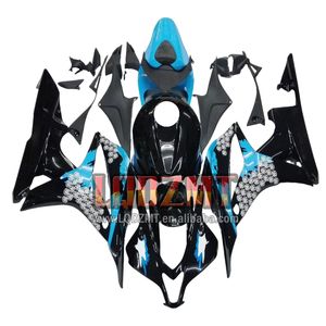 Graffiti azul OEM carenado para HONDA CBR600 <span class=keywords><strong>CBR</strong></span> 600RR <span class=keywords><strong>600</strong></span> <span class=keywords><strong>RR</strong></span> CC CBR600RR F5 07 08 95LQ.0 600CC CBR600F5 2007 <span class=keywords><strong>2008</strong></span> cuerpo de inyección - Product Image 1