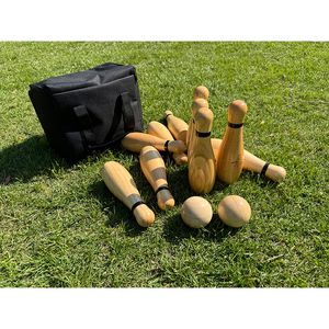 Hochwertiges klassisches <span class=keywords><strong>Bowling</strong></span>-<span class=keywords><strong>Set</strong></span> aus Gummi im Innen-und Außenbereich für interaktives Familien spaß - Product Image 3