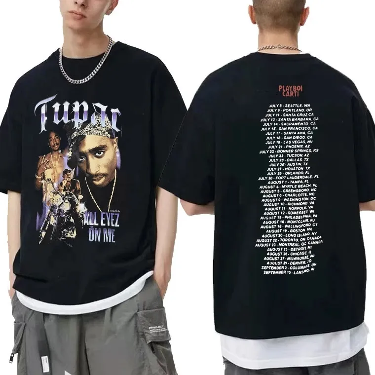 Awesome custom loose t shirt Men Women Fashion Rap rock Tees cotton Hip Hop oversize t-shirt vintage