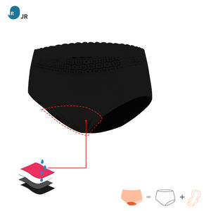กางเกงในสตรีมี<span class=keywords><strong>ประจำเดือน</strong></span>สำหรับผู้หญิงกางเกงในสตรีมีประจำเดือนรั่วซึมหลังคลอดกำหนดได้เอง - Product Image 6