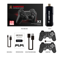 Nouvelle console de jeux vidéo rétro classique X2 Plus 2.4G sans fil pour TV, 40000+ jeux 3D Android, stick de jeu vidéo, console de jeux vidéo 4K