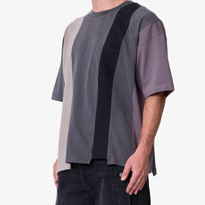 T-shirt surdimensionné personnalisé, t-shirts pour hommes, t-shirt multi-panneaux de créateur pour hommes - Product Image 3