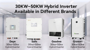 Sistema de Energía Solar Híbrido de 50KW, Trifásico, 208V, Batería de Litio de 200kWh para Uso Industrial, Kit Completo de Sistema de Energía Solar para Centroamérica - Product Image 2