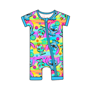 กางเกงขาสั้นเด็กผู้ชายผ้าไผ่พิมพ์ลายตามสั่งขายส่งสำหรับฤดูร้อน ระบายอากาศได้ดี - Product Image 1