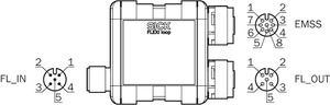 SICK FLN-EMSS1100108 1061712 Conexión en Serie Segura Flexi Loop FLN-EMSS1100108 Conexión en Serie Segura FLN-EMSS110010 - Product Image 4