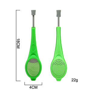 WELAND-Colador <span class=keywords><strong>de</strong></span> té <span class=keywords><strong>de</strong></span> plástico PP <span class=keywords><strong>de</strong></span> grado alimenticio <span class=keywords><strong>verde</strong></span> reutilizable portátil <span class=keywords><strong>de</strong></span> viaje saludable para té <span class=keywords><strong>de</strong></span> hojas sueltas - Product Image 2