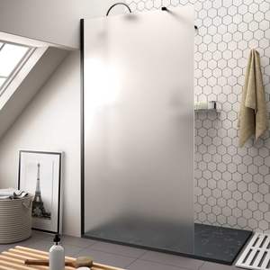 Panel <span class=keywords><strong>de</strong></span> vidrio <span class=keywords><strong>de</strong></span> <span class=keywords><strong>ducha</strong></span> sin marco europeo, Partición <span class=keywords><strong>de</strong></span> <span class=keywords><strong>ducha</strong></span> <span class=keywords><strong>de</strong></span> vidrio individual, sello antideslizante <span class=keywords><strong>de</strong></span> vidrio <span class=keywords><strong>de</strong></span> seguridad templado <span class=keywords><strong>de</strong></span> 48 "X 72" - Product Image 5