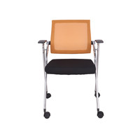 Chaise de bureau exécutive pliable en fer moderne de luxe, prête à être expédiée