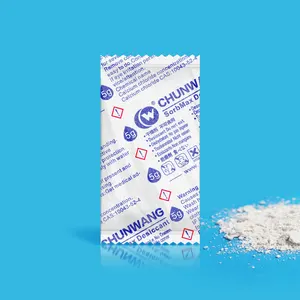 Krachtige Calcium Chloride Materiaal Geen Lekkage Droogmiddel Pakketten Chemische Hulpagent Zetmeel/Calciumchloride 10043-52-4 10G