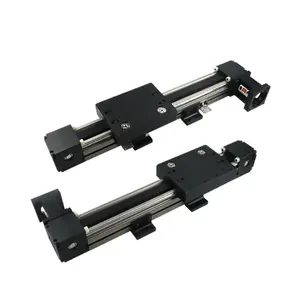 Nhà Máy Giá boa45 CNC tuyến tính thiết bị truyền động đồng bộ ổ đĩa vành đai x Y Z trục chuyển động tuyến tính hướng dẫn đường sắt trượt mô-đun với động cơ