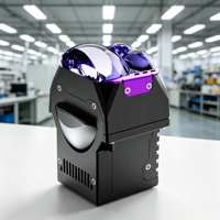 Projecteur Bi-LED Matrice Triple Lentille 1.5/1.8 Pouces 50W 12V 10000 Lumens, Module de Feu Stop Central Troisième, Phare OE SAW186