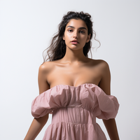 Vente chaude Robe maxi élégante pour femmes Vêtements décontractés en gros Vêtements grande taille Empire droit Fabriqué par un fabricant de vêtements pour femmes