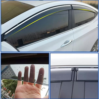 Déflecteur de fenêtre de voiture pare-pluie OEM pour 2001-2022 Nissan X-Trail pare-pluie pare-soleil PC matériel